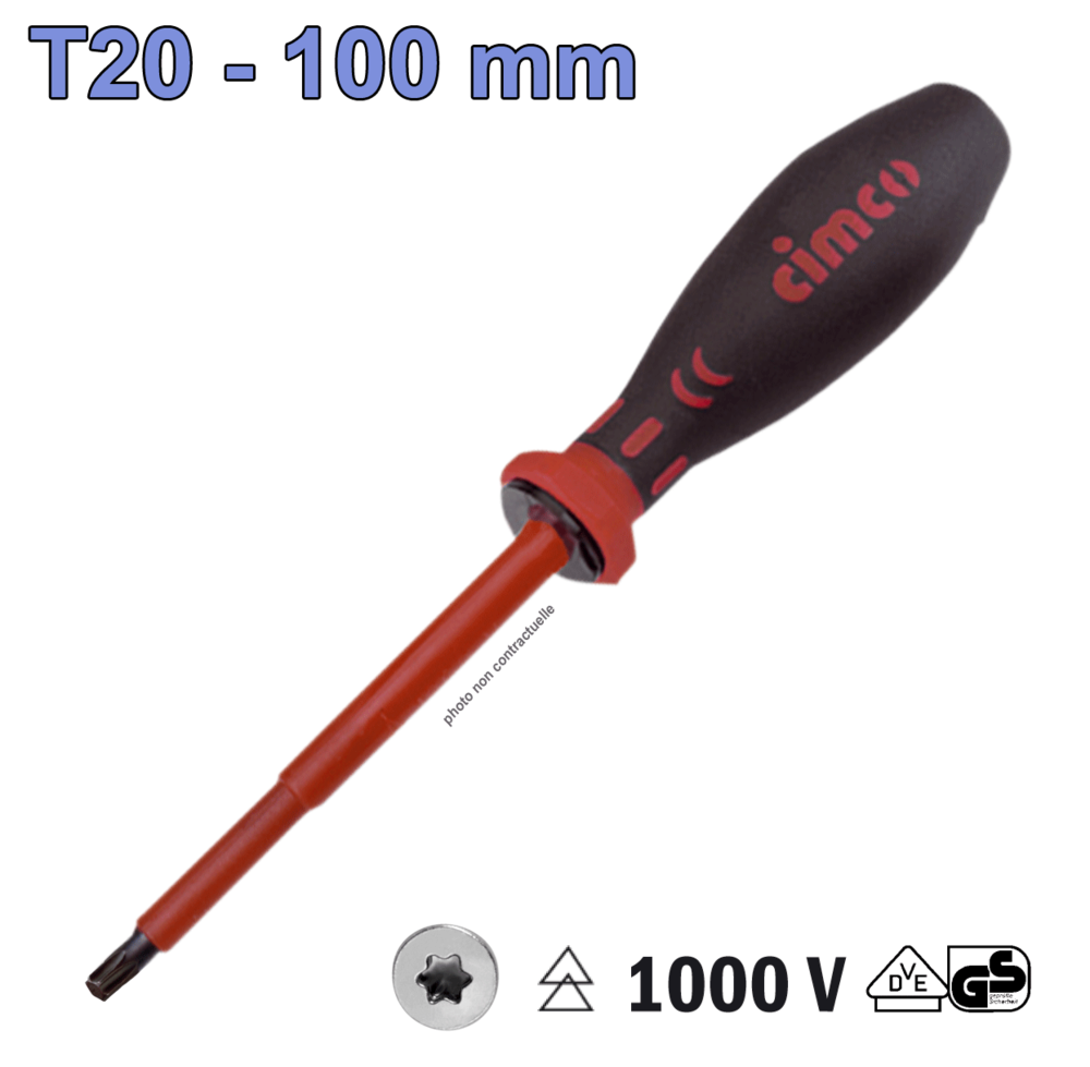 (G010) schroevedraaier torx T20 195mm 1000V