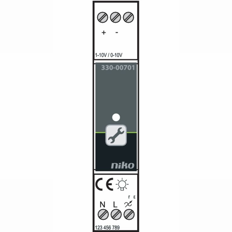 Universele modulaire dimmer CAB-ontstoring 5 - 350 W analoog