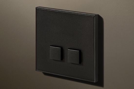 Lithoss Select (12) 2 x drukknop matt black