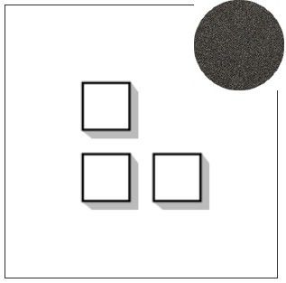 Lithoss Select (13) 3 x drukknop textured black