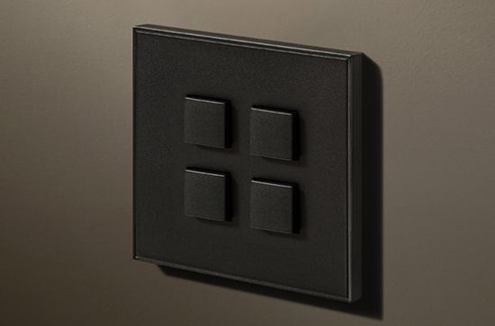Lithoss Select (14) 4 x drukknop matt black