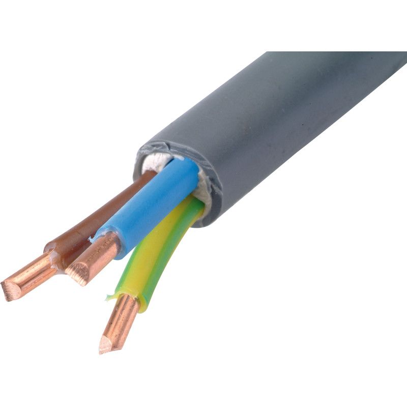 (KB001) kabel XVB 3G2,5 per meter verkrijgbaar