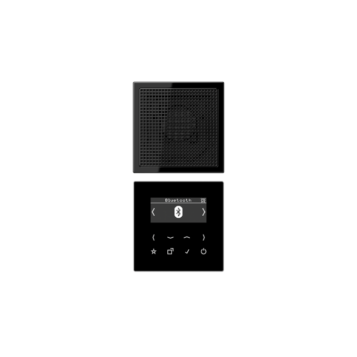Jung (12) LS990 fm/dab+/bluetooth inbouwradio met luidspreker - zwart