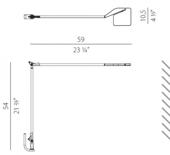 Jackie Wall Bracket White Jackie Wall Bracket White