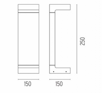 Casting T 150x250 Grijs Casting T 150x250 Grijs