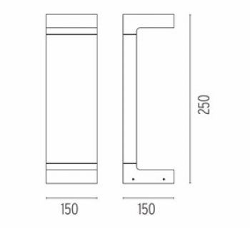 Casting T 150x250 Zwart