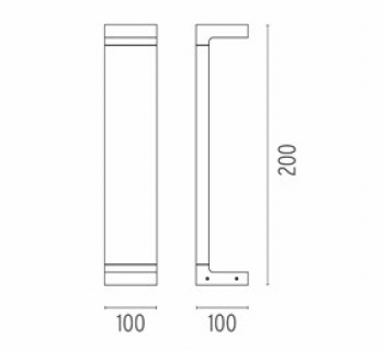 Casting C 100x200 Zwart Casting C 100x200 Zwart