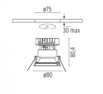 Easy Kap Fixed Goud LED Easy Kap Fixed Goud LED