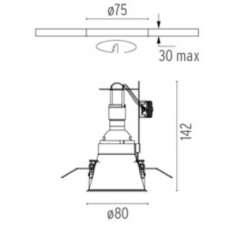 Easy Kap Fixed Goud GU10 Easy Kap Fixed Goud GU10