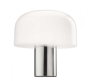 Bellhop Glass T Bright Aluminum Flos