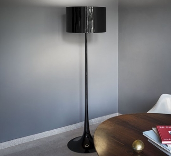 Spun Light F Zwart Flos