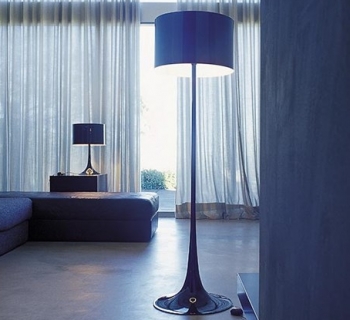 Spun Light F Zwart Flos