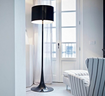 Spun Light F Zwart Flos