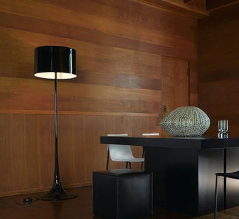 Spun Light F Zwart Flos