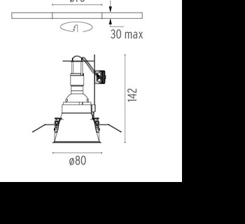 Easy Kap Fixed Wit GU10