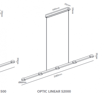 Optic Linear L2000 Zwart