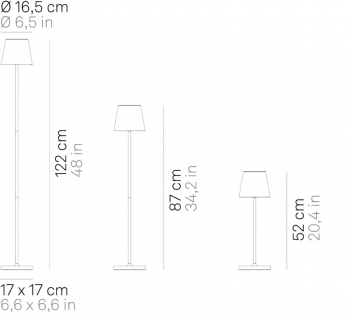 Poldina L Floor White