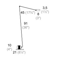 Daphine Terra LED Nickel