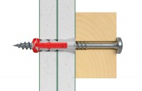(G103) Fischer pluggen standaard incl. zeskantschroef diameter 12mm lengte 60mm (doos van 10 stuks)