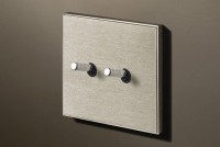 Lithoss Cockpit (12) 2 x drukknop stainless steel met knurl