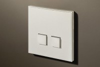 Lithoss Select (12) 2 x drukknop textured white