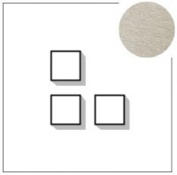Lithoss Select (13) 3 x drukknop stainless steel