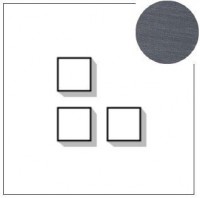 Lithoss Select (13) 3 x drukknop gunpowder black