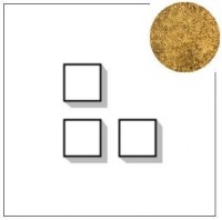 Lithoss Select (13) 3 x drukknop brass antique