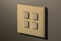 Lithoss Select (14) 4 x drukknop brushed brass