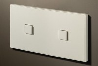 Lithoss Select (22) 2 x drukknop matt white