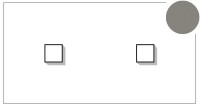 Lithoss Select (22) 2 x drukknop chrome