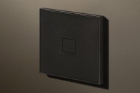 Lithoss Squares (11) drukknop matt black