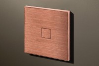 Lithoss Squares (11) drukknop copper