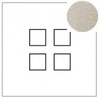 Lithoss Squares (14) 4 x drukknop stainless steel