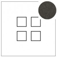 Lithoss Squares (14) 4 x drukknop textured black