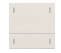 Niko (99) 157-40100 OUD champagne afwerkingsset voor 4-voudige potentiaalvrije drukknop 24 V met leds BEPERKTE VOORRAAD (contacteer ons) !!!