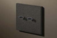 Lithoss Cockpit (12) schakelaar 2 x wissel textured black