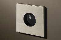Lithoss Cockpit (19) stopcontact zwart - stainless steel