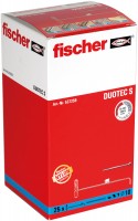 (G105) Fischer pluggen duotec 10s hollewand  incl. vijs (5x60mm) (doos van 25 stuks)