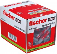 (G100) Fischer pluggen standaard diameter 10mm lengte 80mm (doos van 25 stuks)